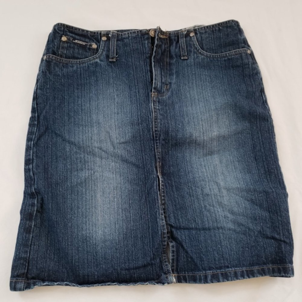 Stephen Hardy Squeeze Denim Skirt 9/10